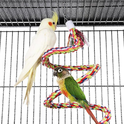 Yaheetech 68-inch Rolling Play Top Large Parrot Bird Cage for African Grey Cockatiel Conure Lovebird Parakeet Budgie
