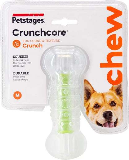 Petstages Crunchcore Bone Water Bottle Alternative Dog Chew Toy, Medium