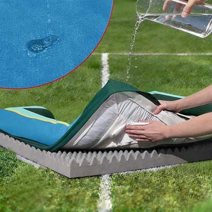 Comfort Expression Orthopedic Dog Bed for Large Dogs 36x27 Inch, Waterproof Egg Crate Foam Large Pet Bed with Removable Bolsters, Dog Couch with Washable Cover & Non-Slip Bottom, Dallas