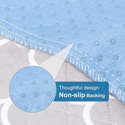 OUTCREATOR® Washable Bed Pads 34" x 76" (Pack of 2), Incontinence Mattress Protector, Anti-Slip Waterproof Underpads for Adults Kids Elderly Pets, Absorbency & Reusable Bedwetting Pads (Gray)