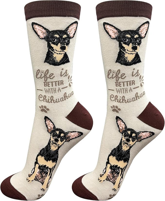 E&S Pets Pet Lover Socks - Dog & Cat Socks - Unisex Novelty Gifts