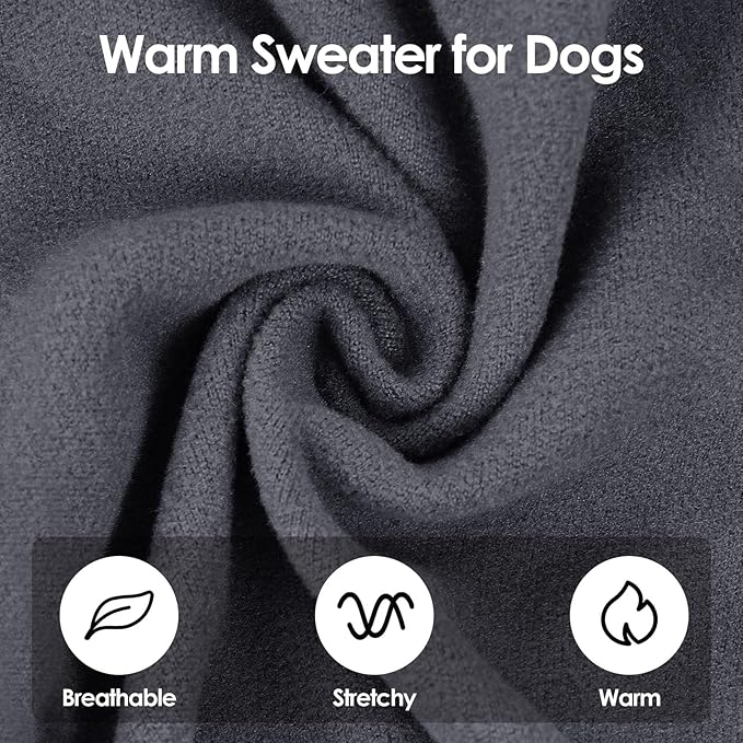 SUNFURA Hair Sticky Cat Clothes, Cat Sweater for Cats Only, 4-Legged Fleece Sweaters Kitten Pajamas Reduce Shedding Fur, Warm Pullover Shirts for Cats, Red M