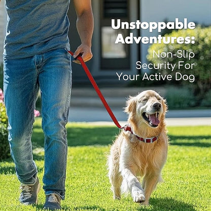 4.2FT Dog Collar and Leash Set, PVC Waterproof Adjustable Odor Proof Pet Collars Leashes, Easy to Clean, Surface 3D Cube Effect, Dog Leash for Small Dogs, Dark Red