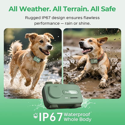 Pet Phone – Smart GPS Pet Tracker with Real-Time Location, Two-Way Communication, Emotional Support, and Unlimited Data | Ideal for Dogs and Cats | Up to 5-Day Battery (Green)