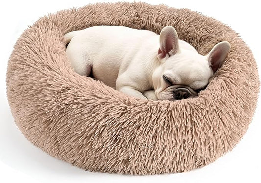 Dog Beds Large Sized Dog and Cats, 32in Pet Beds for Large Pet, Washable Indestructible Extra Large (Camel)