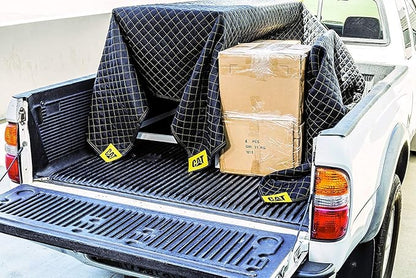 Cat Utility Padded Moving Blanket, Non-Woven Cushioned Blankets, 80 Inch by 72 Inch, Reinforced Stitching, Outdoors, Protection 980109N