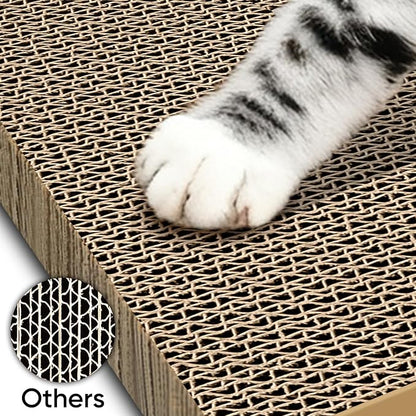 AGYM 5 Packs Cat Scratcher, 5 Packs Refill Cat Scratching Pad Cardboard for Indoor Cats and Kitten, Large Size Durable&Premium Recyclable Cardboard Cat Scratcher