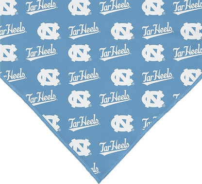 UNC Tar Heels Officially Licensed Bandana for Dogs and Cats | Fits Pets Great Gift Idea | Easy-to-Tie (Large, 28")