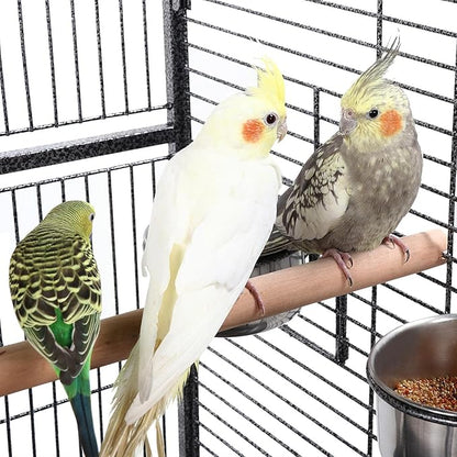 Yaheetech 68-inch Rolling Play Top Large Parrot Bird Cage for African Grey Cockatiel Conure Lovebird Parakeet Budgie
