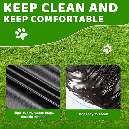 Dog Poop Trash Can Outside, 20L/5Gallon Dog Waste Trash Can with Lid, Pedal and Removable Inner Waste Bin, Pet Poop Bucket with 100 Bags, Green