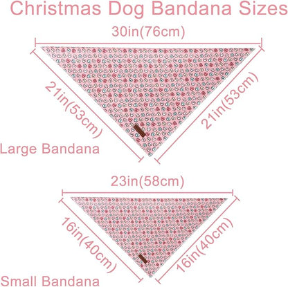Valentine Dog Bandana, Pink Heart Triangle Bid Scarf for Small Medium Dog, Cotton Pet Kerchief for Girl Boy Dogs or Cats, Red Dog Bandana, Cute Adorable Puppy Bandana