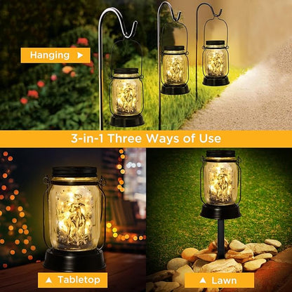 Greyhound Gifts for Women/Men Greyhound Solar Lanterns Mom Birthday Speedster Dog Lovers Lantern Pet Loss Animal Dog Memorial Lights Solar Garden Decoration for Yard, Patio,Backyard,Porch Torches