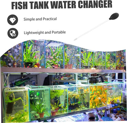 3pcs Fish Tank Water Changer and Coral Feeder Tool Aquarium Pipette for Easy Cleaning and Feeding and Portable Water Transfer for Home Aquariums