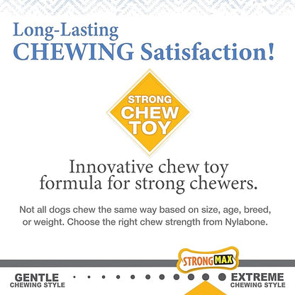 Nylabone Gourmet Style Stick Strong Chew Toy for Puppies, Soothing Puppy Teething Toys, Puppy Enrichment, Chicken Flavor, Medium - Up to 35 lbs., 1 Count