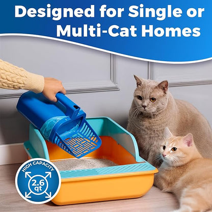 PetLovers Cat Litter Scoop – Durable Litter Scooper with Deep Shovel, Easy Clean Design for Fast Waste Removal, Ideal for Daily Cat Litter Box Cleaning