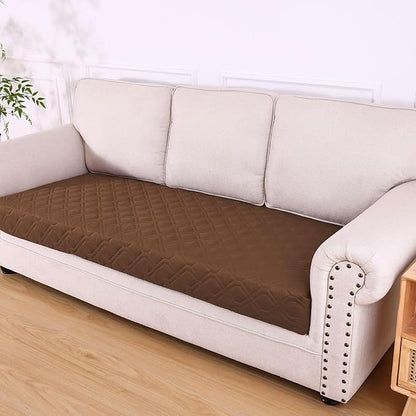 hyha Waterproof Dog Bed Blanket, Soft Pet Blankets, Waterproof Couch Cover for Dogs, Reversible Sofa Covers Washable for Furniture (40x90 Inch, Brown/Beige)