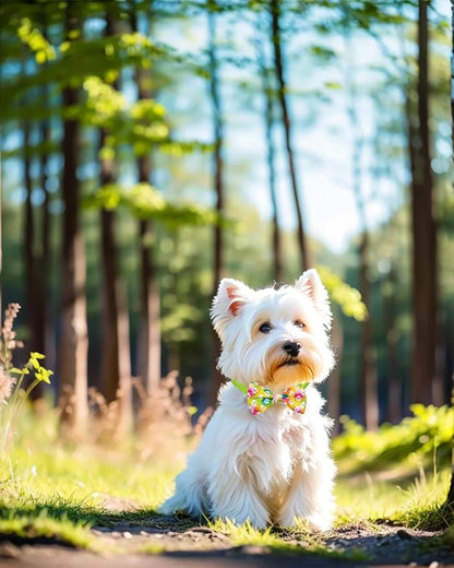 PET SHOW 100 Pack Dog Bow Tie Straps DIY Extension Strap with Adjustable Buckles 20 Colors for All Types of Small Dog Bow Ties Newborn Puppy ID Collar Charms Flowers Cat Pets Neckties Accessories