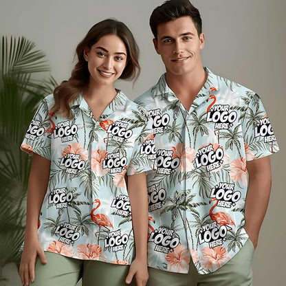 Custom Hawaiian Shirt with Face Photo Picture for Men Women Kids Youth Adult, Tropical Personalized Hawaiian Shirts Gift