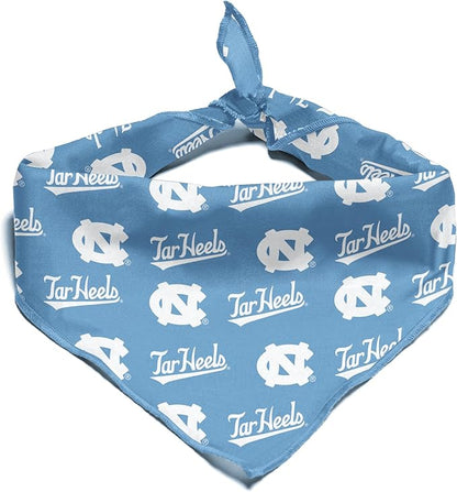 UNC Tar Heels Officially Licensed Bandana for Dogs and Cats | Fits Pets Great Gift Idea | Easy-to-Tie (Large, 28")