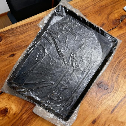 Disposable Bird Cage Liner Bags 100-Pack - 23"x19" Oversized Plastic Tray Covers | Loose Wrap Design for Easy Install | Fits Most Small to Large Cages | Leakproof & Tear-Resistant