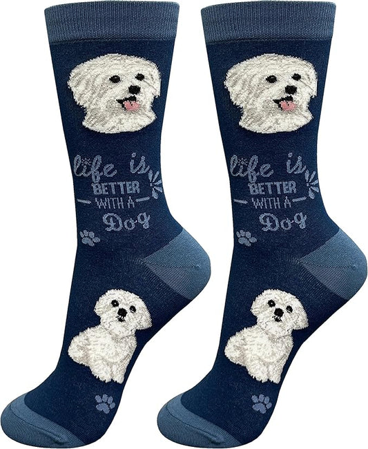 E&S Pets Pet Lover Socks - Dog & Cat Socks - Unisex Novelty Gifts