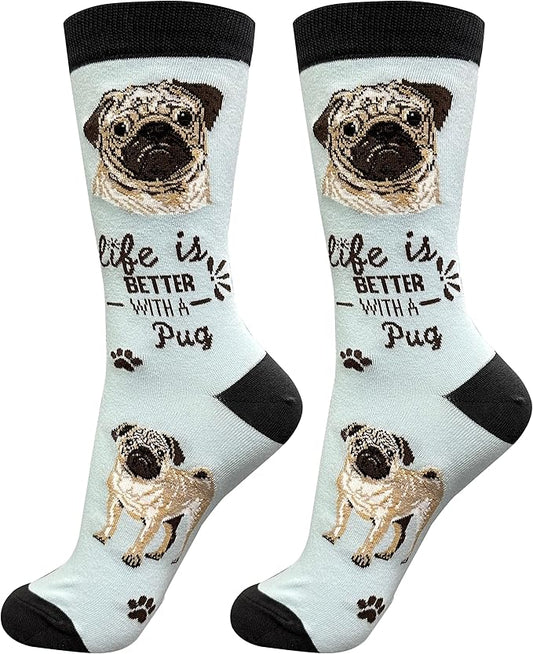 E&S Pets Pet Lover Socks - Dog & Cat Socks - Unisex Novelty Gifts