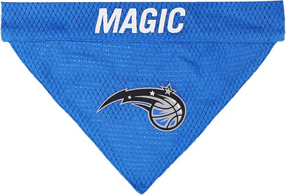 Pets First NBA Dog Bandana - Orlando Magic Reversible Pet Bandana. 2 Sided Home & Away Sports Bandana with a PREMIUM Embroidery TEAM Logo, Large/X-Large