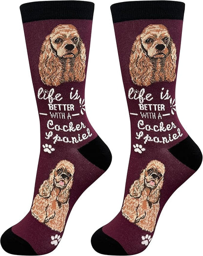 E&S Pets Pet Lover Socks - Dog & Cat Socks - Unisex Novelty Gifts