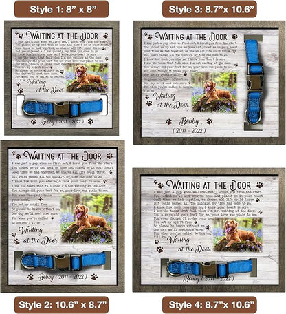Customized Pet Memorial Picture Frame Dog Picture Loss Gift for Cat Lovers Natural Wood New Puppy Memorial Best Dog Ever Gifts In Memory of Cat Memorial Pet Loss Sign Home Decor