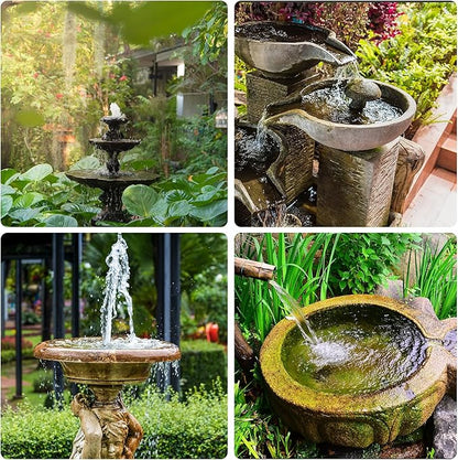 Biling 7.5W Solar Water Pump Outdoor, Solar Pond Pump Solar Fountain with DIY 5ft Tubing for Samll Ponds, Garden Pool and Bird Bath