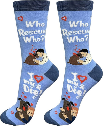 E&S Pets Pet Lover Socks - Dog & Cat Socks - Unisex Novelty Gifts