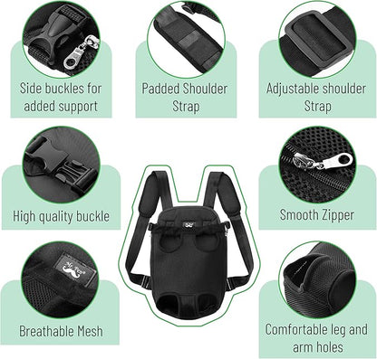 Mr. Pen- Pet Carrier Backpack, Weighing Up to 12 lbs, Adjustable Dog Carrier Backpacks
