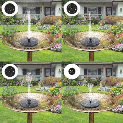 Mademax 1W Solar Bird Bath Fountain Pump, Solar Fountain, Free Standing Floating Solar Powered Water Fountain Pump for Bird Bath, Garden, Pond, Pool, Outdoor