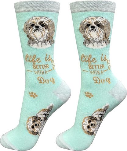 E&S Pets Pet Lover Socks - Dog & Cat Socks - Unisex Novelty Gifts