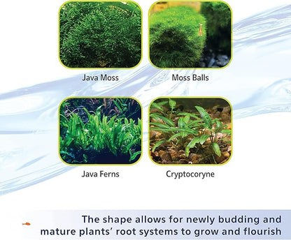 Aqueon Plant and Shrimp Aquarium Substrate, Aqua Soil for Fish Tanks, 5 Pounds, 3 Count