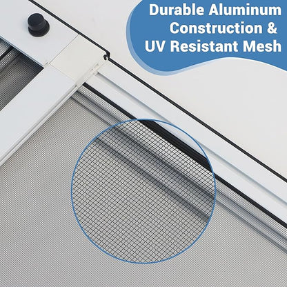 XL Dog Door for Sliding Glass Door, Extra Large Patio Doggy Door Insert for Sliding Door, Height Adjustable from 44" to 84", Flap Width: 14 inch