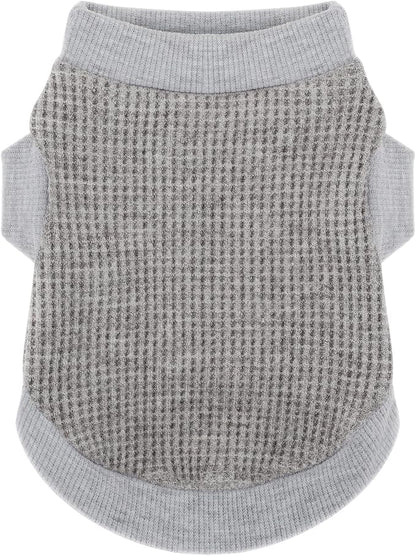 Cozy and Functional Dog Shirts for Small Puppies: Stretchable Gray Attire with Easy-On Design, Ideal for Chihuahuas and Yorkies - Enhance Comfort and Playfulness on Chill Days Small