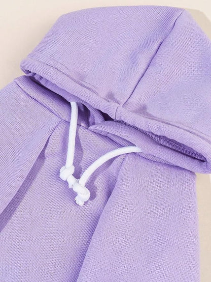 QWINEE Basic Dog Hoodie Sweatshirt Puppy Sweater Warm Cat Costumes Pet Clothes for Chihuahua Puppy Kitten Small Medium Dogs Mauve Purple Medium