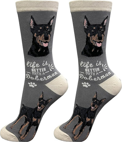 E&S Pets Pet Lover Socks - Dog & Cat Socks - Unisex Novelty Gifts