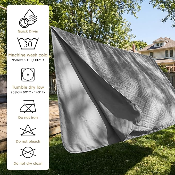 Bedsure Waterproof Couch Cover for Dogs Washable - Waterproof Blanket for Couch Sofa Cozy, Lightweight Furniture Protector for Pet Cat Quick Drying Puppy, Ash Grey, 30x70IN