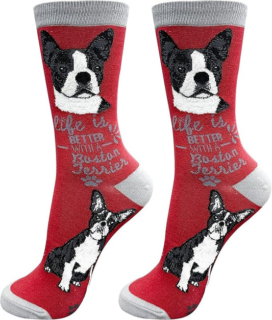 E&S Pets Pet Lover Socks - Dog & Cat Socks - Unisex Novelty Gifts