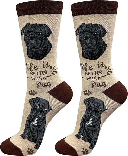 E&S Pets Pet Lover Socks - Dog & Cat Socks - Unisex Novelty Gifts