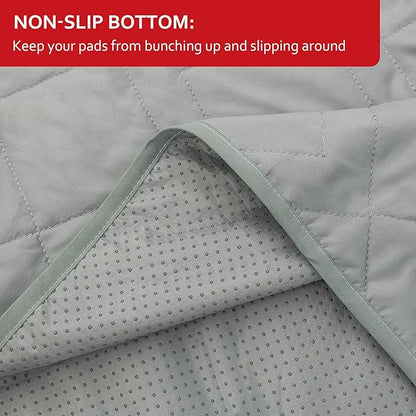 Waterproof Blanket 2 Pack Dog Bed Cover with Non-Skid Bottom, Couch Cover for Dogs, Mattress Protector Furniture Protector, Bed Couch Sofa(52" X 82")