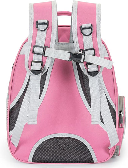 Cat Bubble Backpack Carrier for Small Medium Dogs Cats Carrying Bag, Airline Approved Pet Travel Carrying Bag Dog Hiking Walking Outdoor Backpack (Pink)