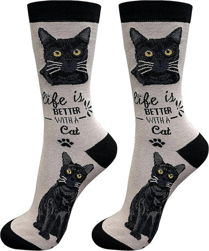 E&S Pets Pet Lover Socks - Dog & Cat Socks - Unisex Novelty Gifts
