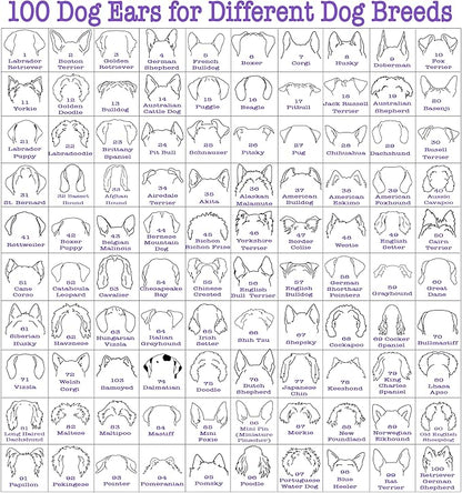 Custom Dog Mom Shirt for Women Pet Ears Sweatshirt with Name Unique Puppy Line Art Cute Dad Hoodie for DogDad Owner Lover