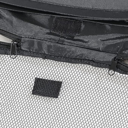 Beatrice Home Fashions Portable, Collapsible, Pop Up Kennel Travel Cat and Dog Crate, 32.5" L x 19.5" W x 19.5" H, Black