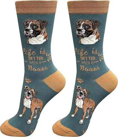 E&S Pets Pet Lover Socks - Dog & Cat Socks - Unisex Novelty Gifts