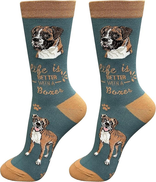 E&S Pets Pet Lover Socks - Dog & Cat Socks - Unisex Novelty Gifts