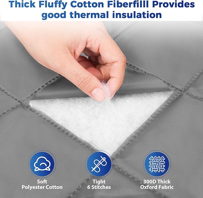Cotton Thermal Door Screen Draft Stopper Cover Made of Oxford and Cotton Fill Fit 72x80inch Door Screen Door Itself Size 74x82inch Thermal Curtains for Winter, Thermal Insulated Door Curtain for Doors